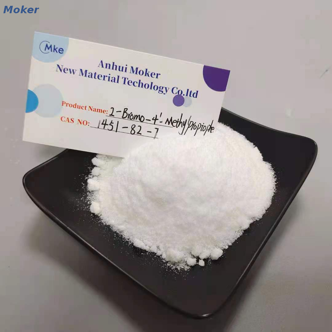 China Manufacturer CAS 1451-82-7 White Crystalline Powder 2-Bromo-4-Methylpropiophenone with High Purity