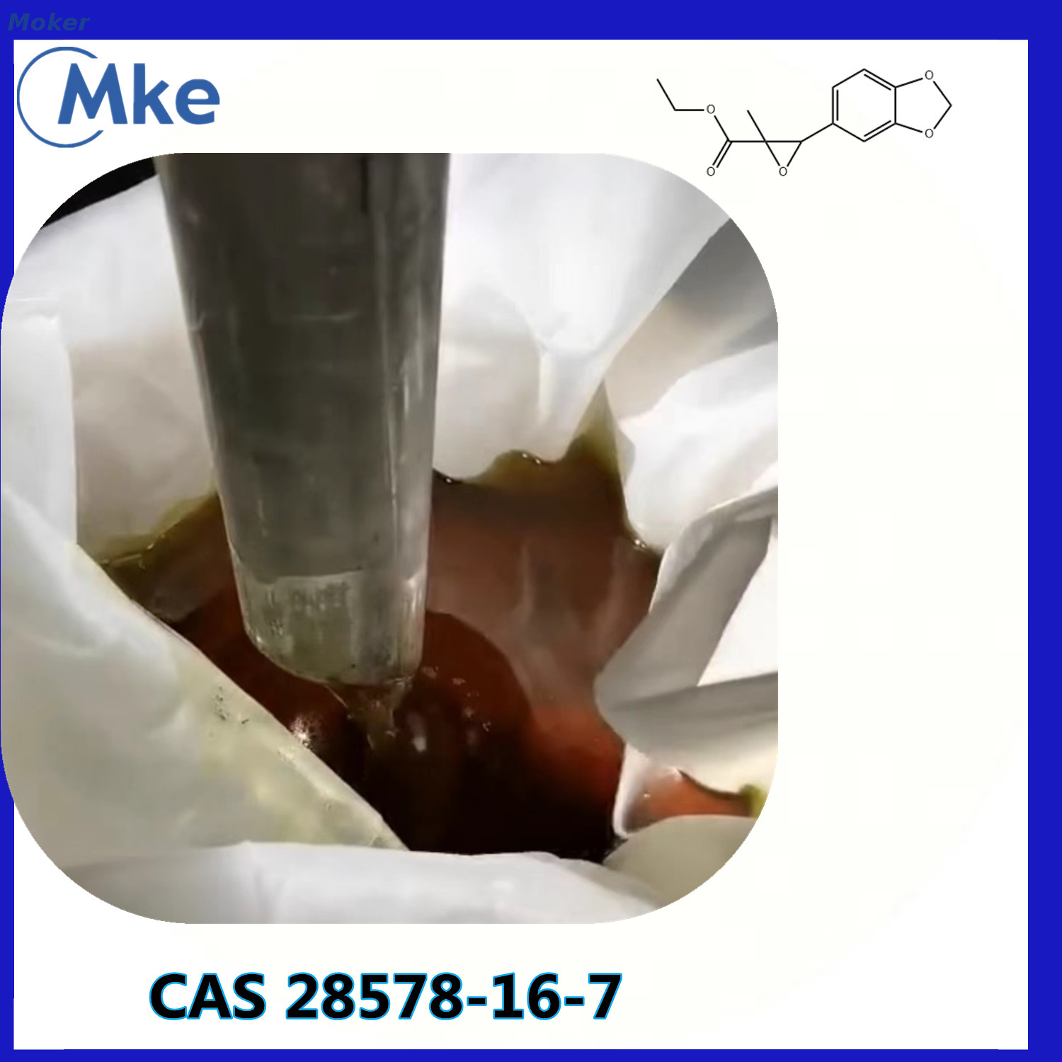 Cas 28578-16-7 Pmk Oil Recipe Pmk Ethyl Glycidate Powder 